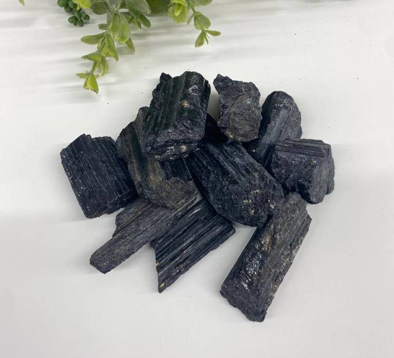Black Tourmaline Raw Chunks