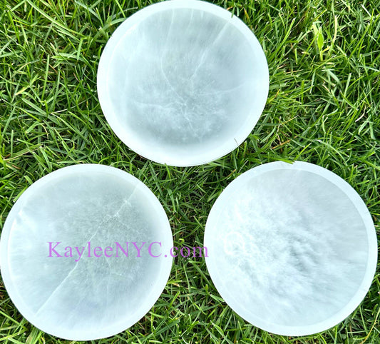 Natural Satin Spar Selenite Bowls