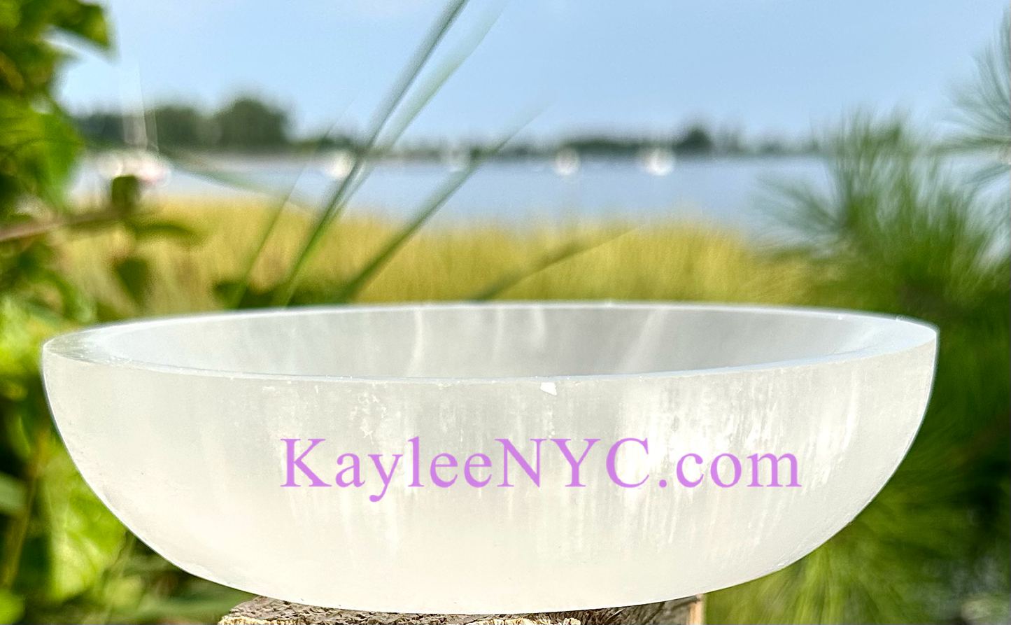 Natural Satin Spar Selenite Bowls