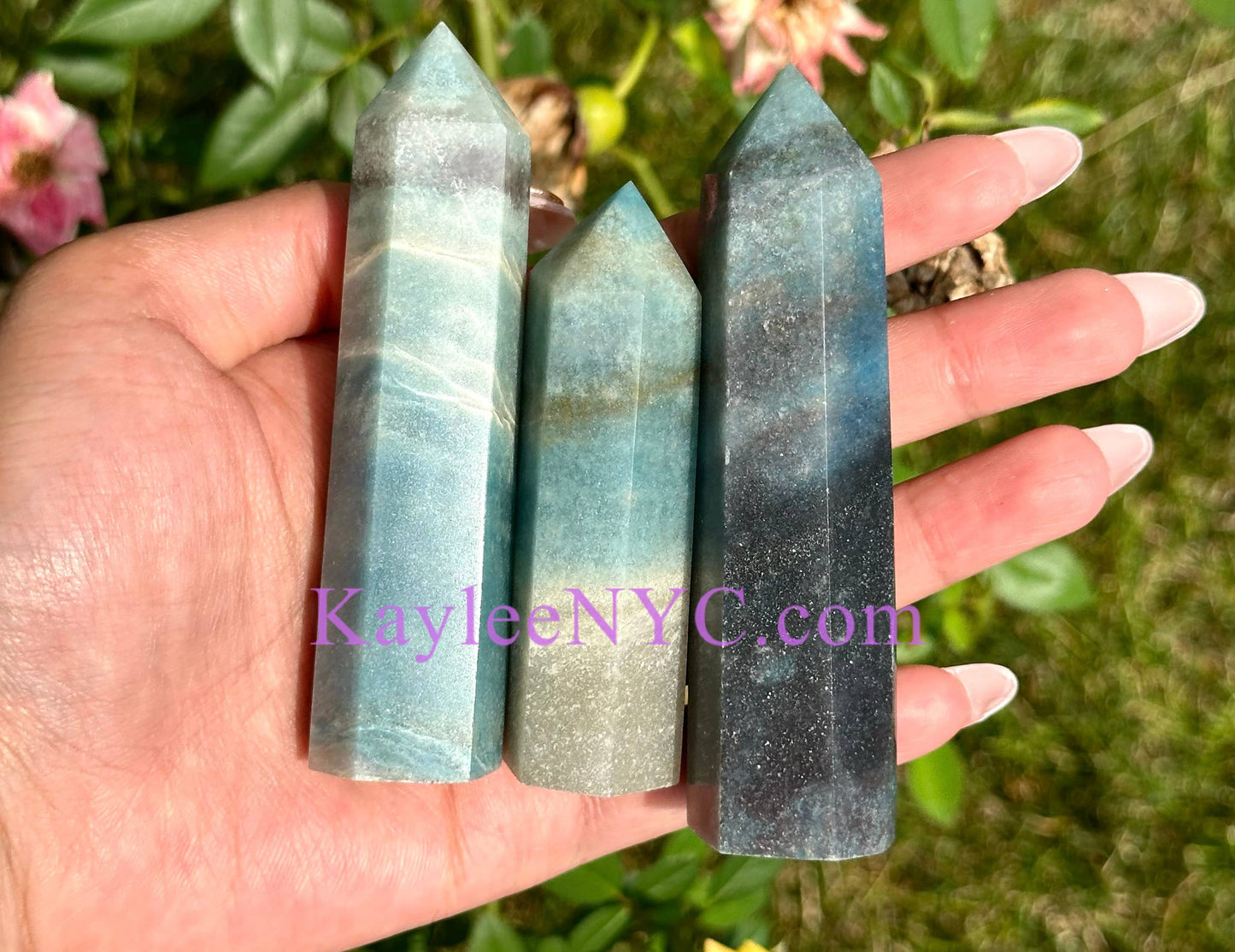Natural Trolleite Obelisk Tower Point Crystal