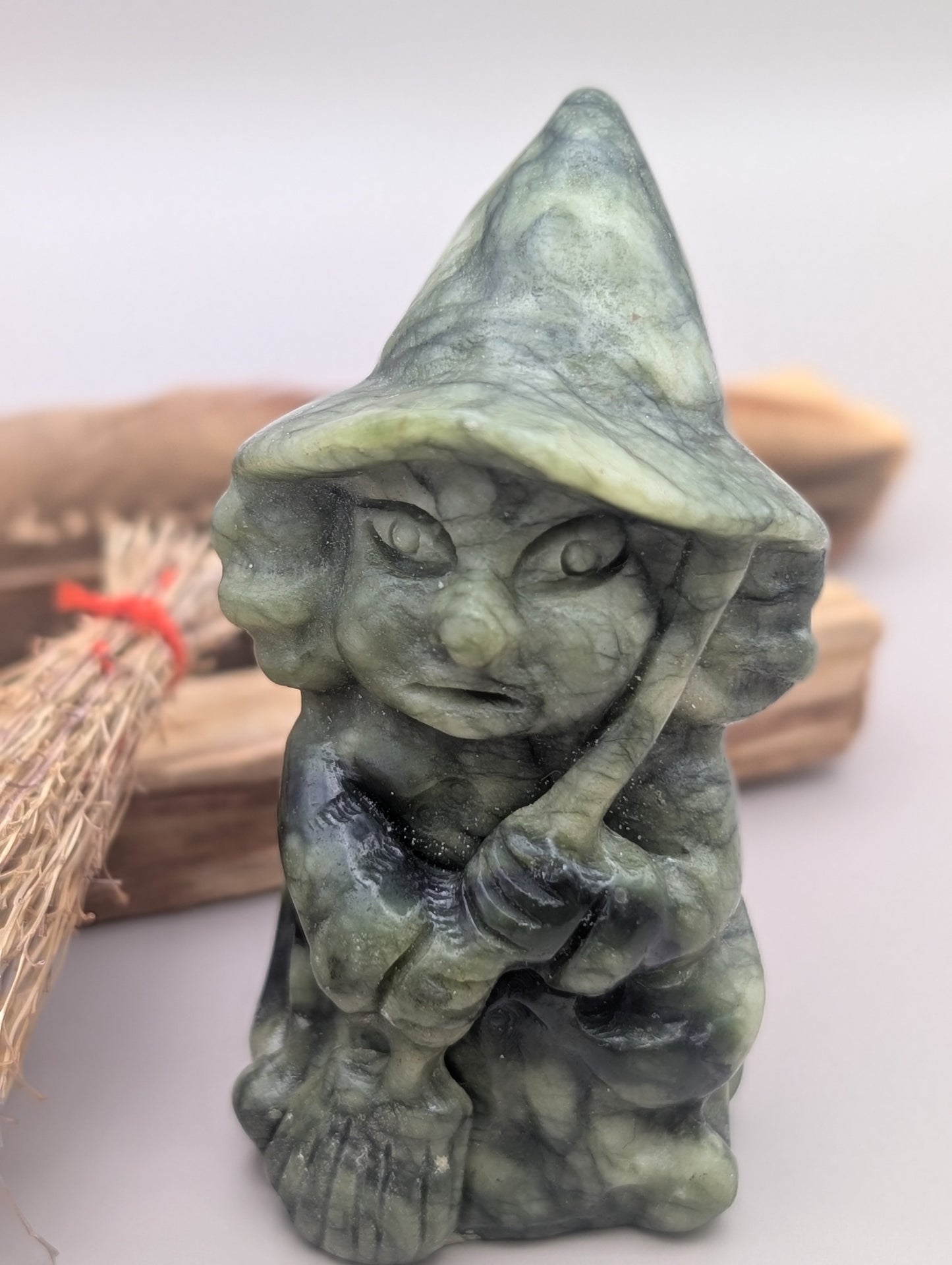 Nephrite Jade Witch