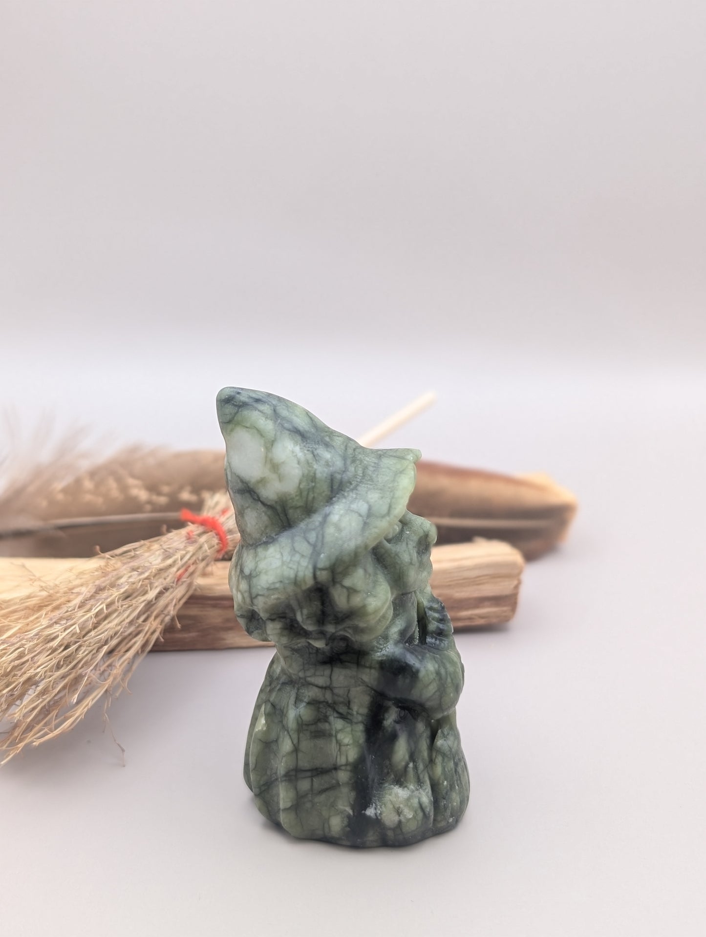 Nephrite Jade Witch