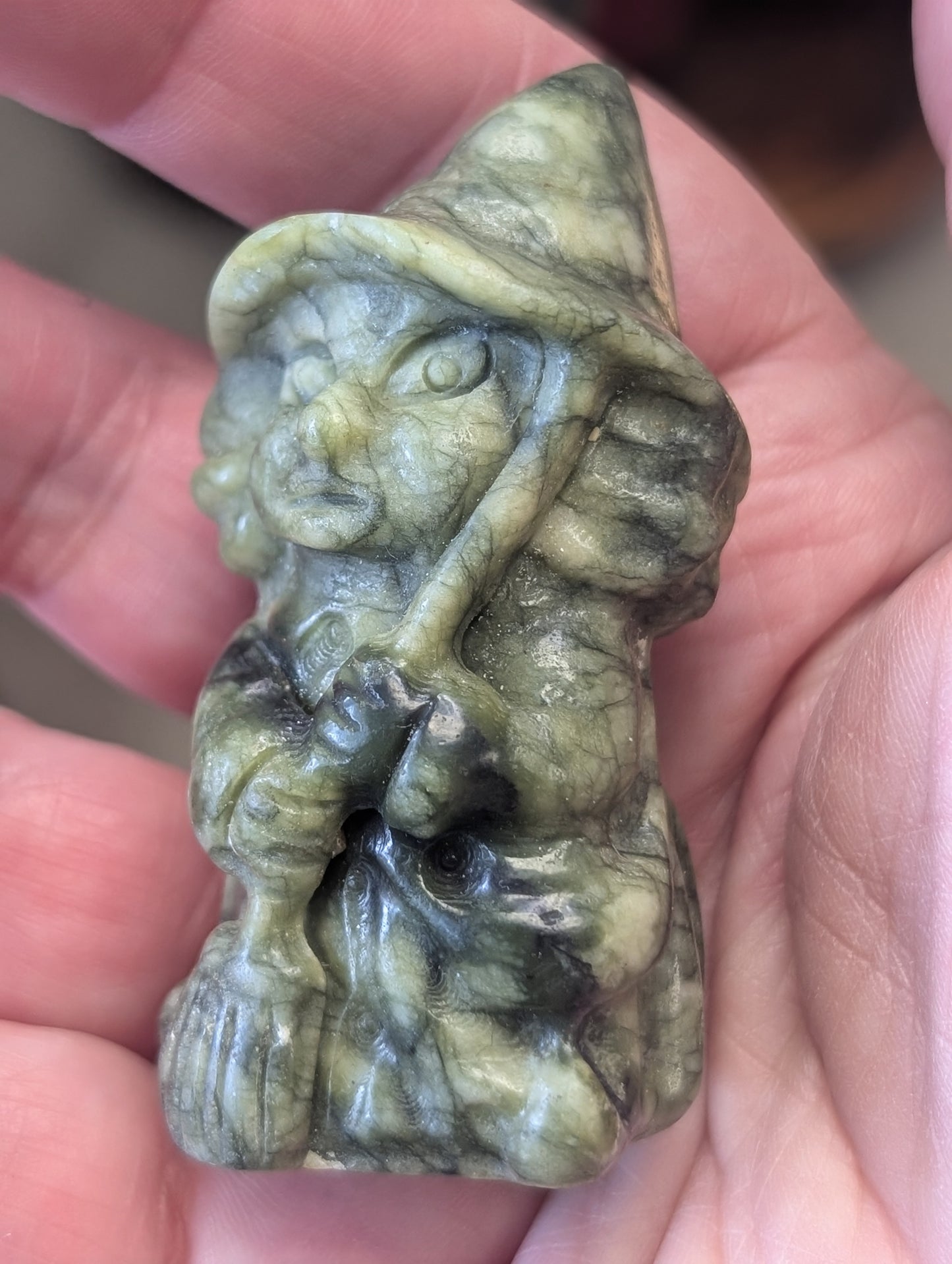 Nephrite Jade Witch