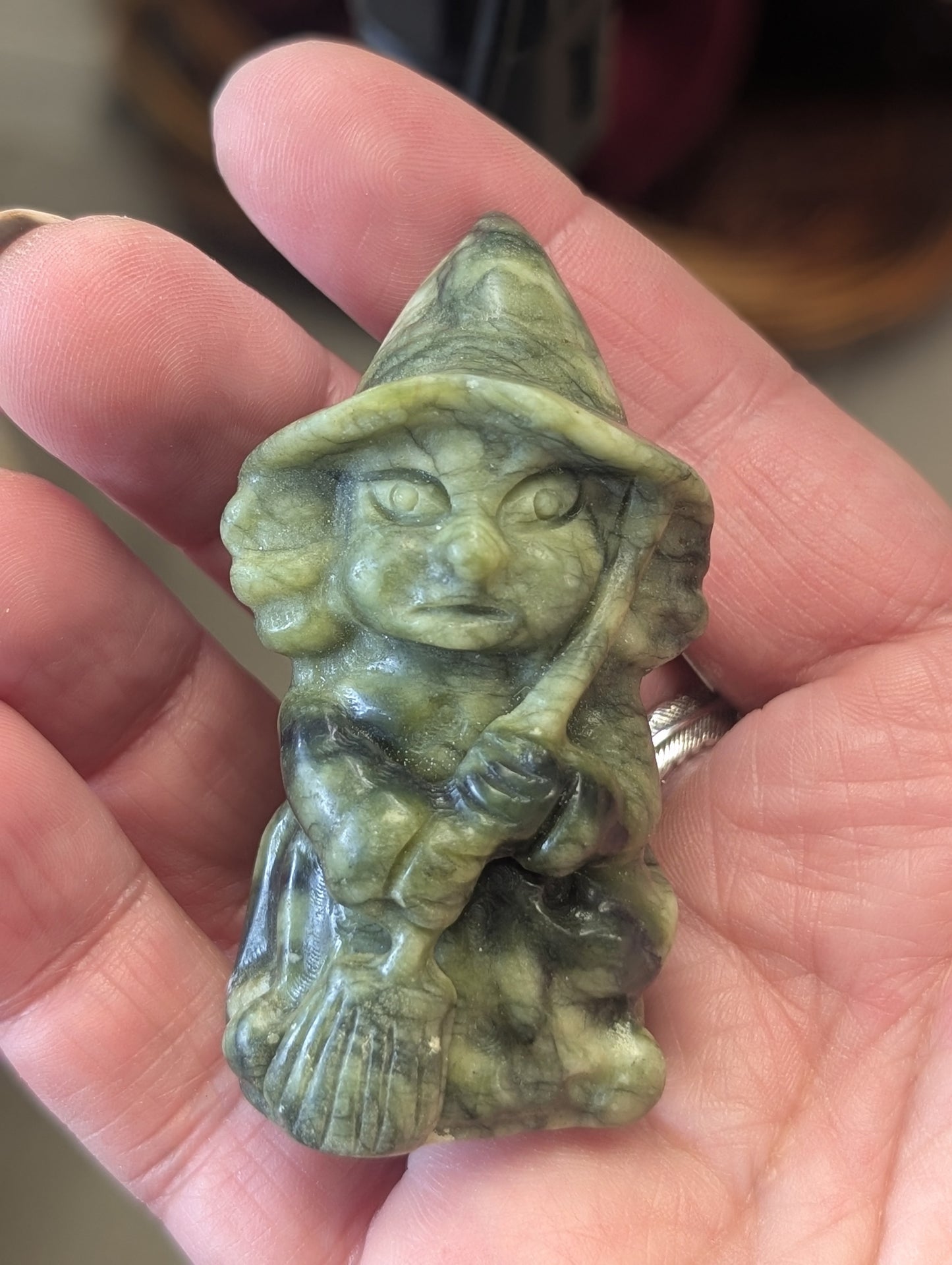 Nephrite Jade Witch