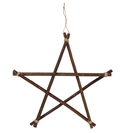 40cm Willow Branch Pentagram Star Decoration