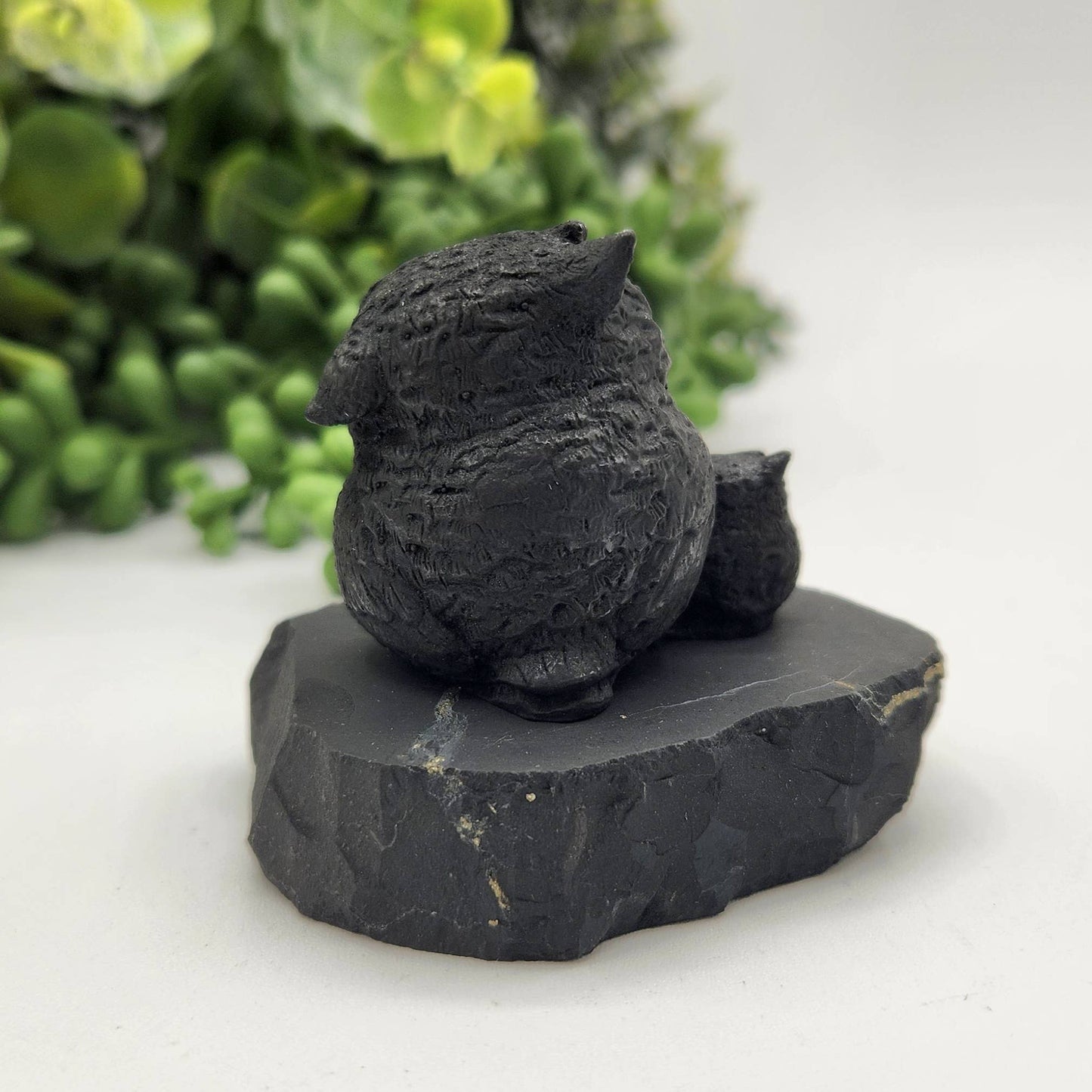Shungite Figurine Owl and Owlet