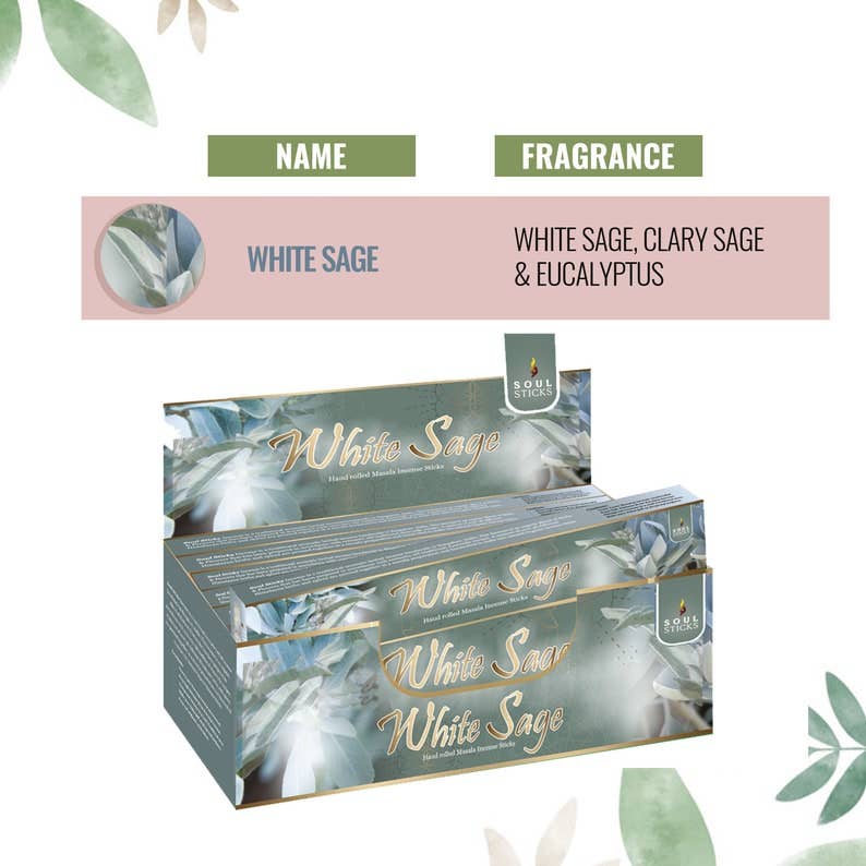 Soul Sticks - White Sage Masala Incense Sticks