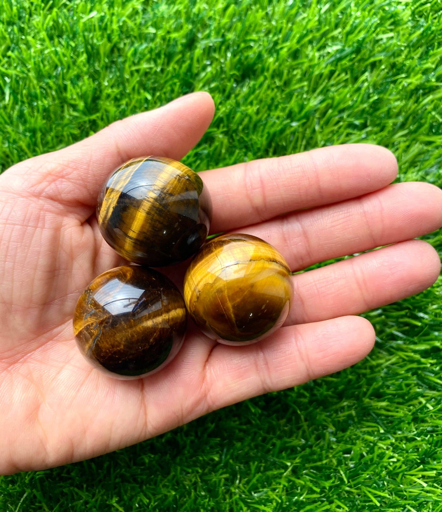 Tiger Eye Spheres Crystal Ball