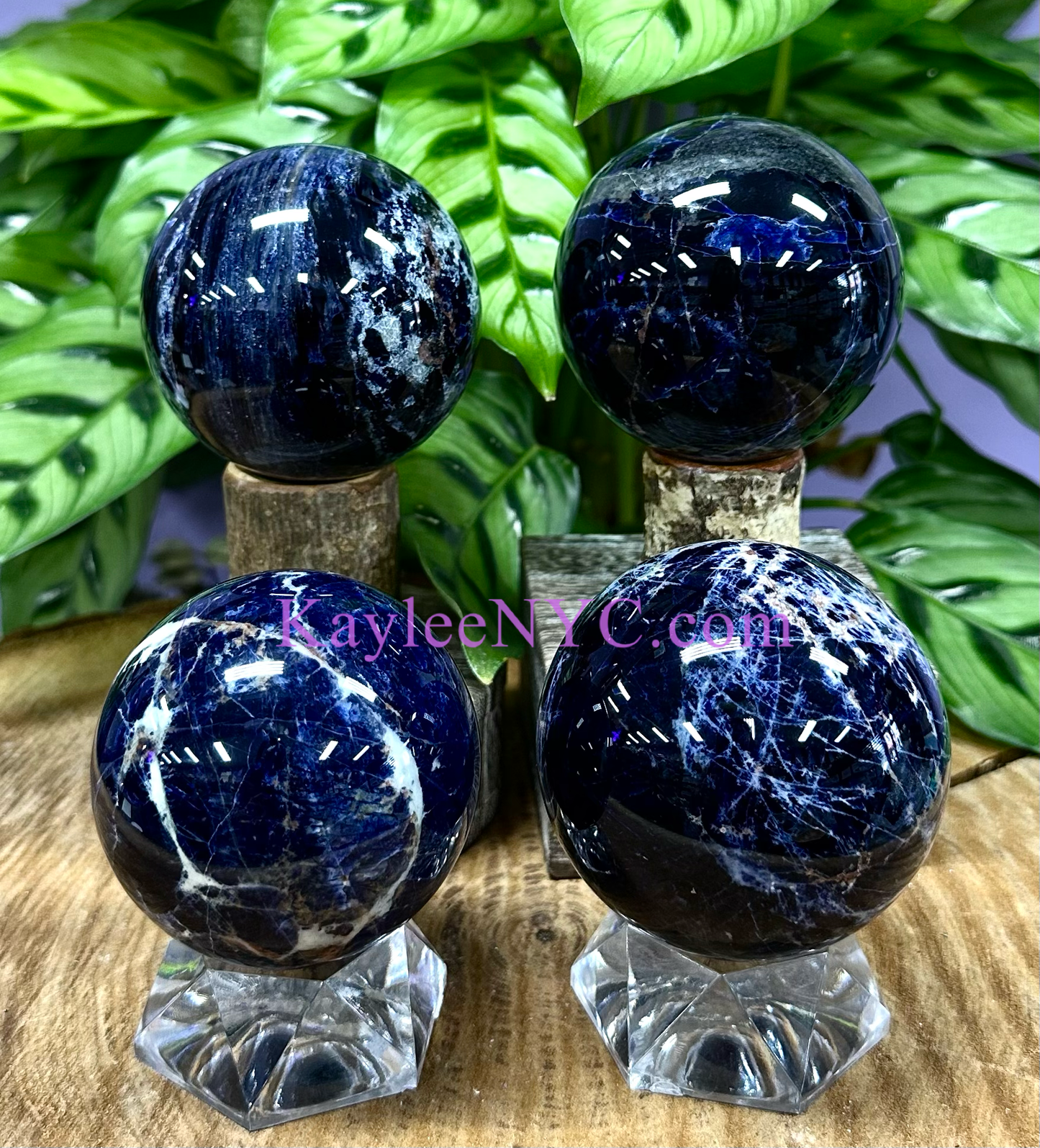 Natural Sodalite Sphere Crystal