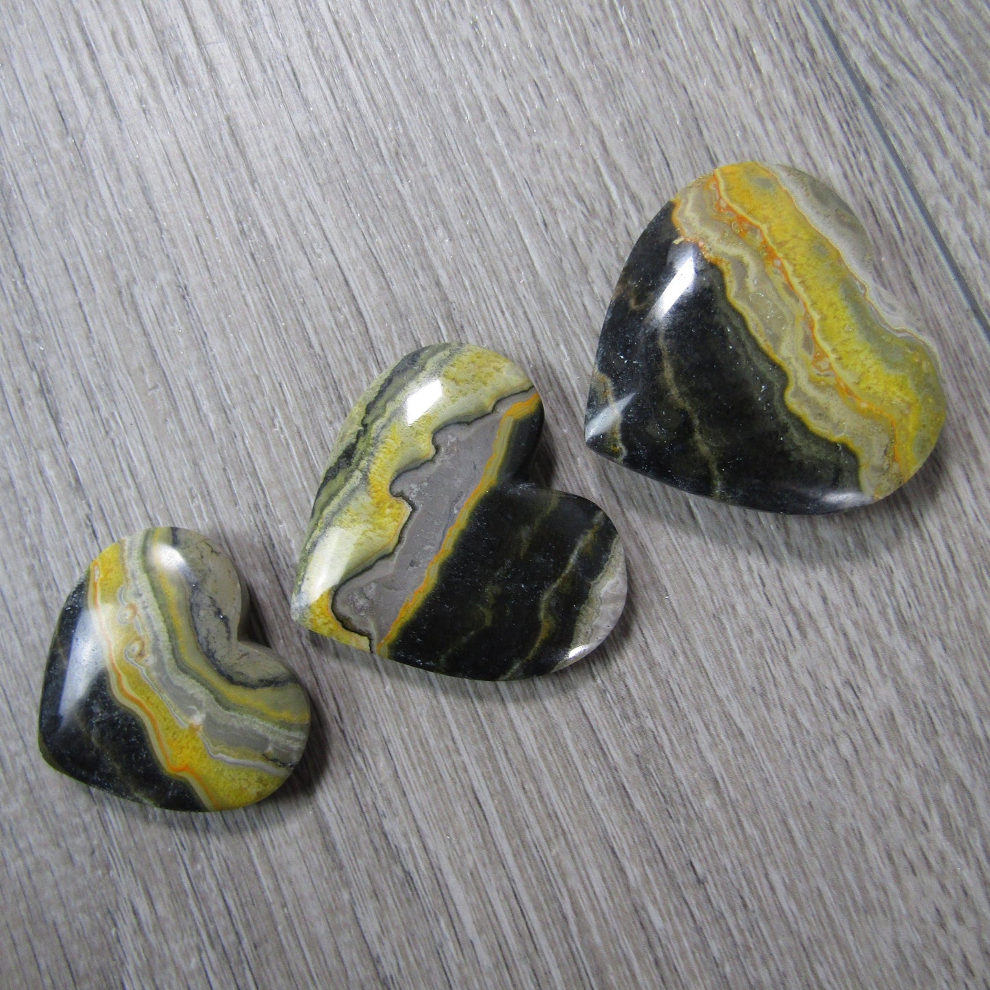 Bumble Bee Jasper Heart