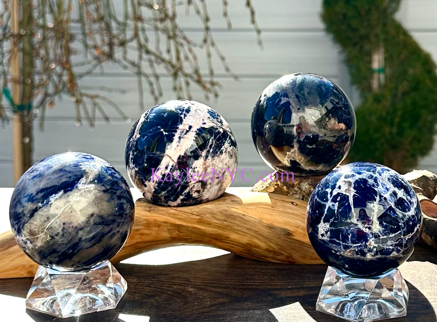 Natural Sodalite Sphere Crystal