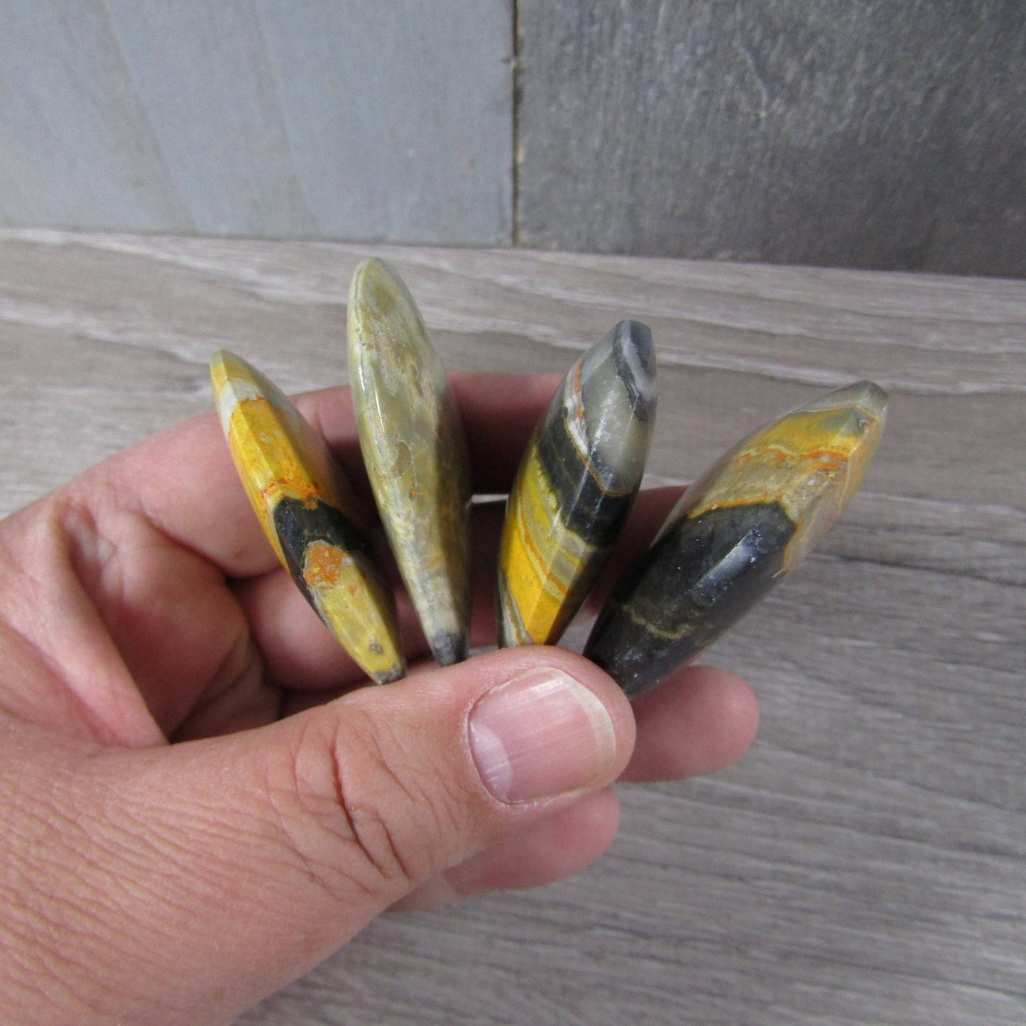 Bumble Bee Jasper Heart