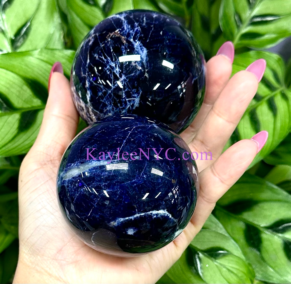 Natural Sodalite Sphere Crystal