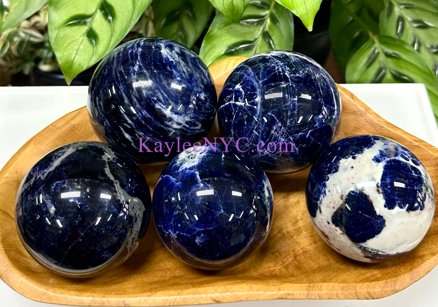 Natural Sodalite Sphere Crystal