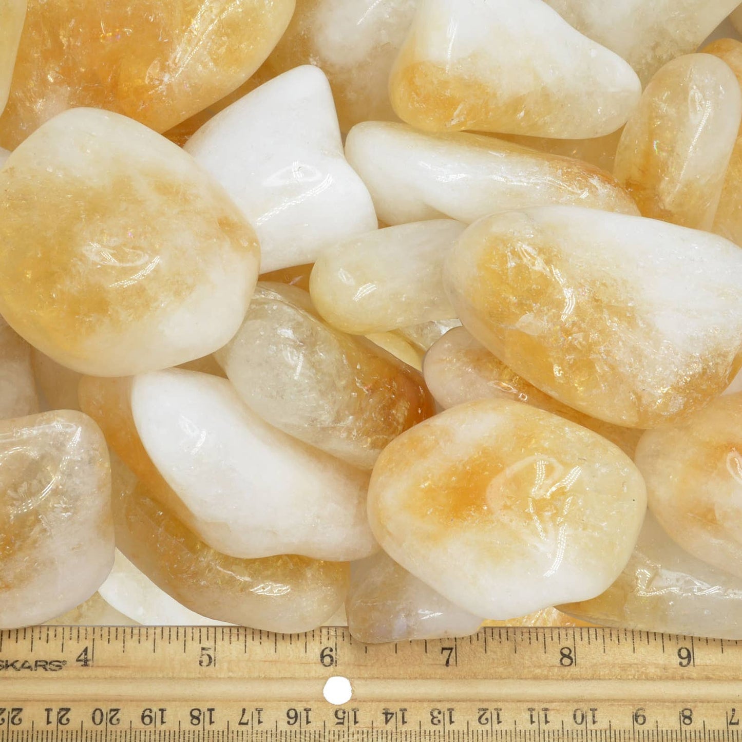 Natural Citrine Tumbled Stones – Large