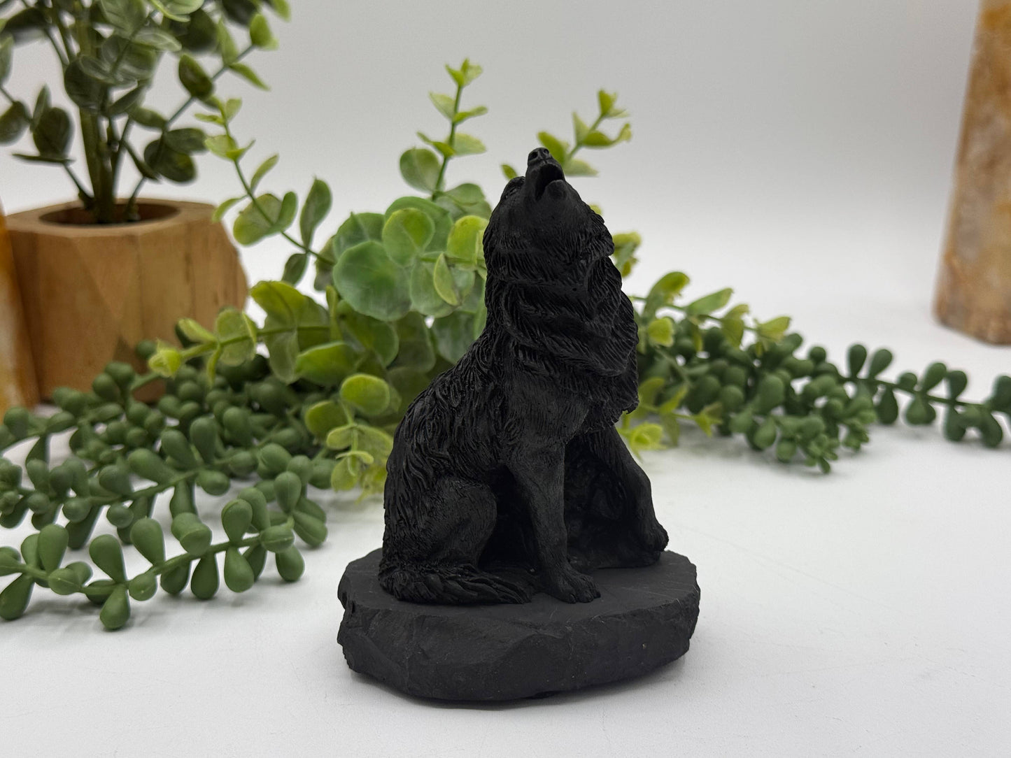 Shungite Figurine Wolf