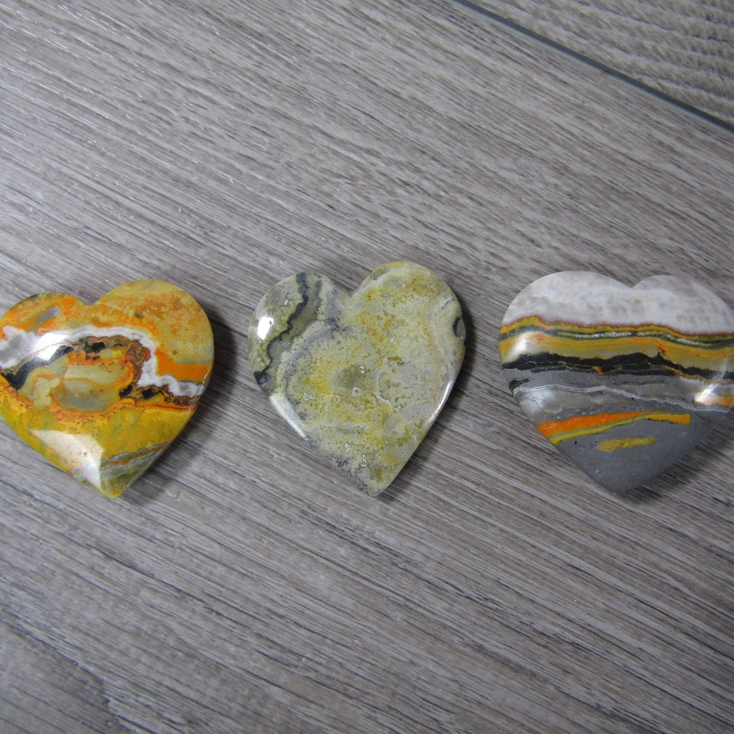 Bumble Bee Jasper Heart