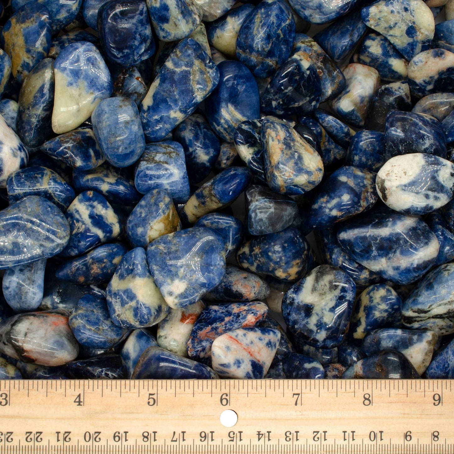 🔵 Natural Sodalite Tumbled Stones