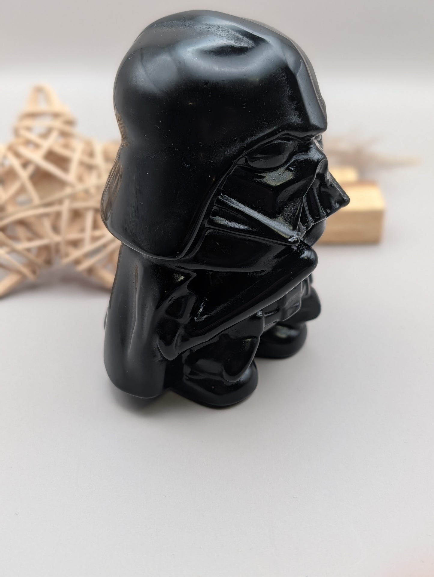 Black Obsidian Dark Lord Carving