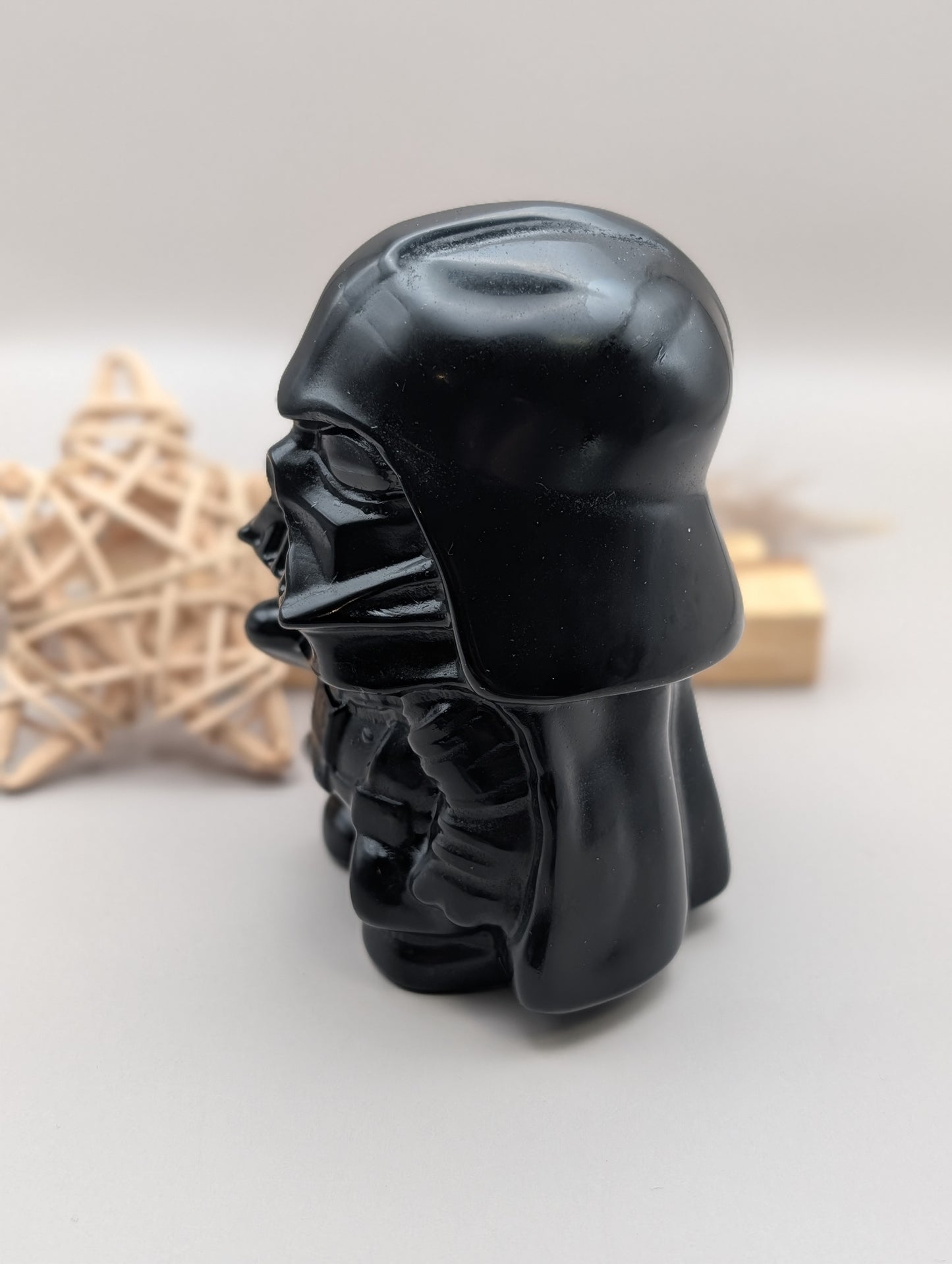 Black Obsidian Dark Lord Carving