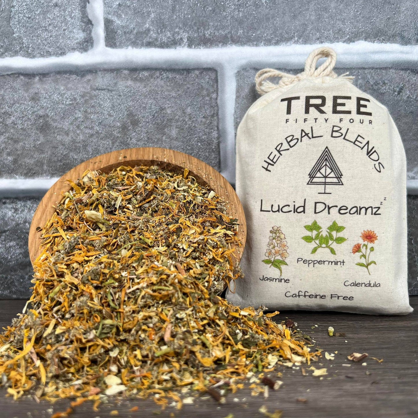 Lucid Dreamz Herbal Tea Blend in Drawstring Sachet, Loose