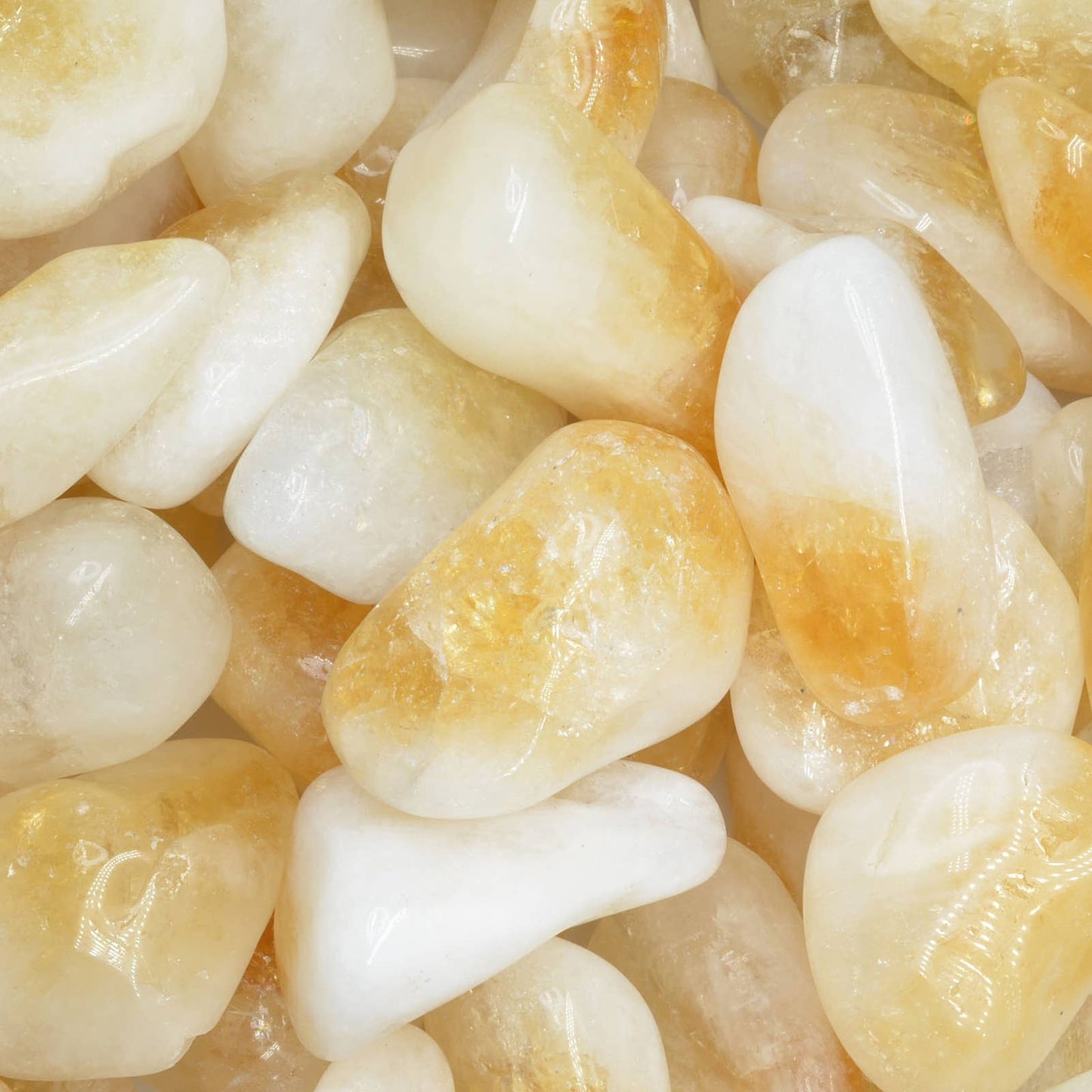Natural Citrine Tumbled Stones – Large