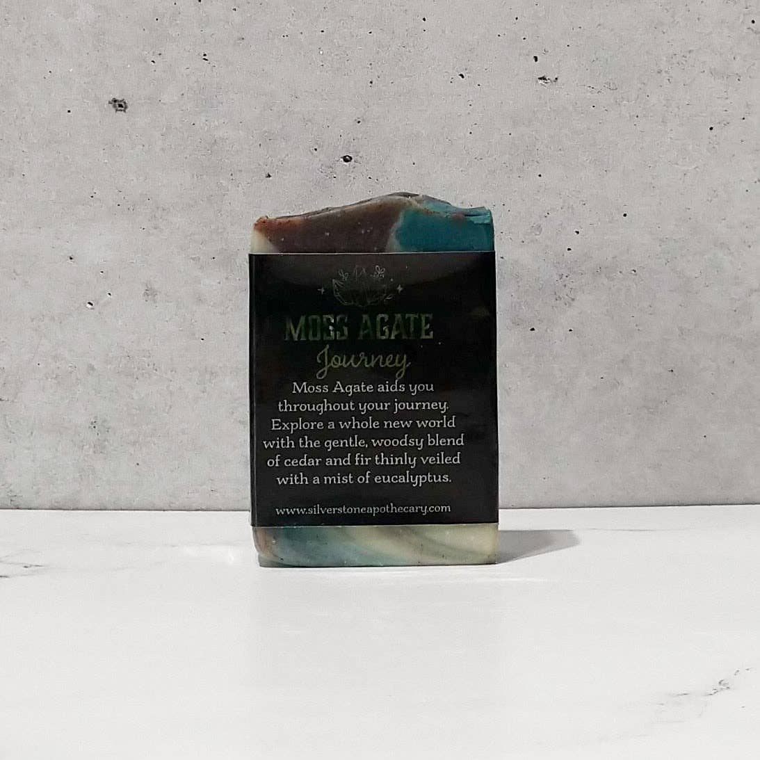 Moss Agate Gemstone Hand and Body Soap