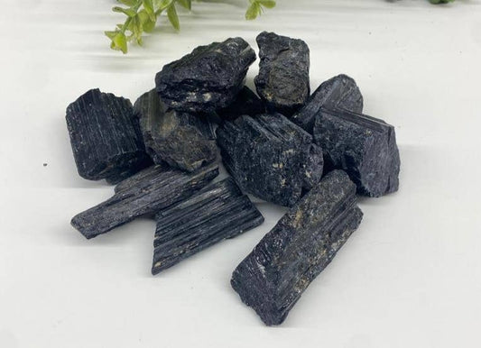 Black Tourmaline Raw Chunks