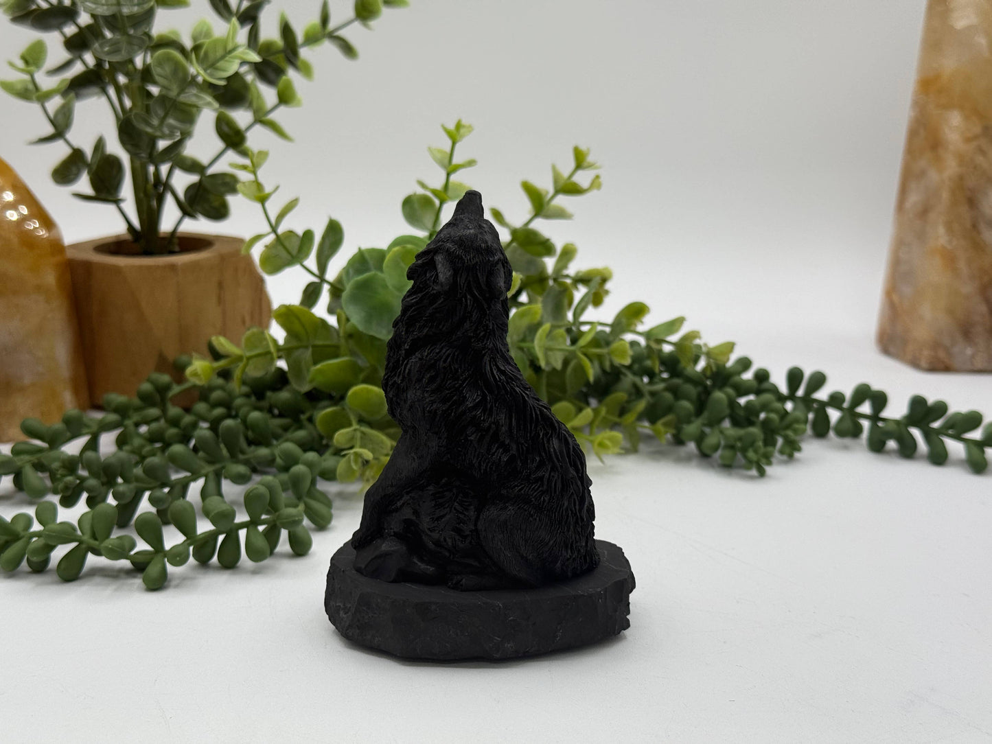 Shungite Figurine Wolf