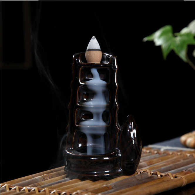 Ceramic Backflow Burner: Tower Waterfall