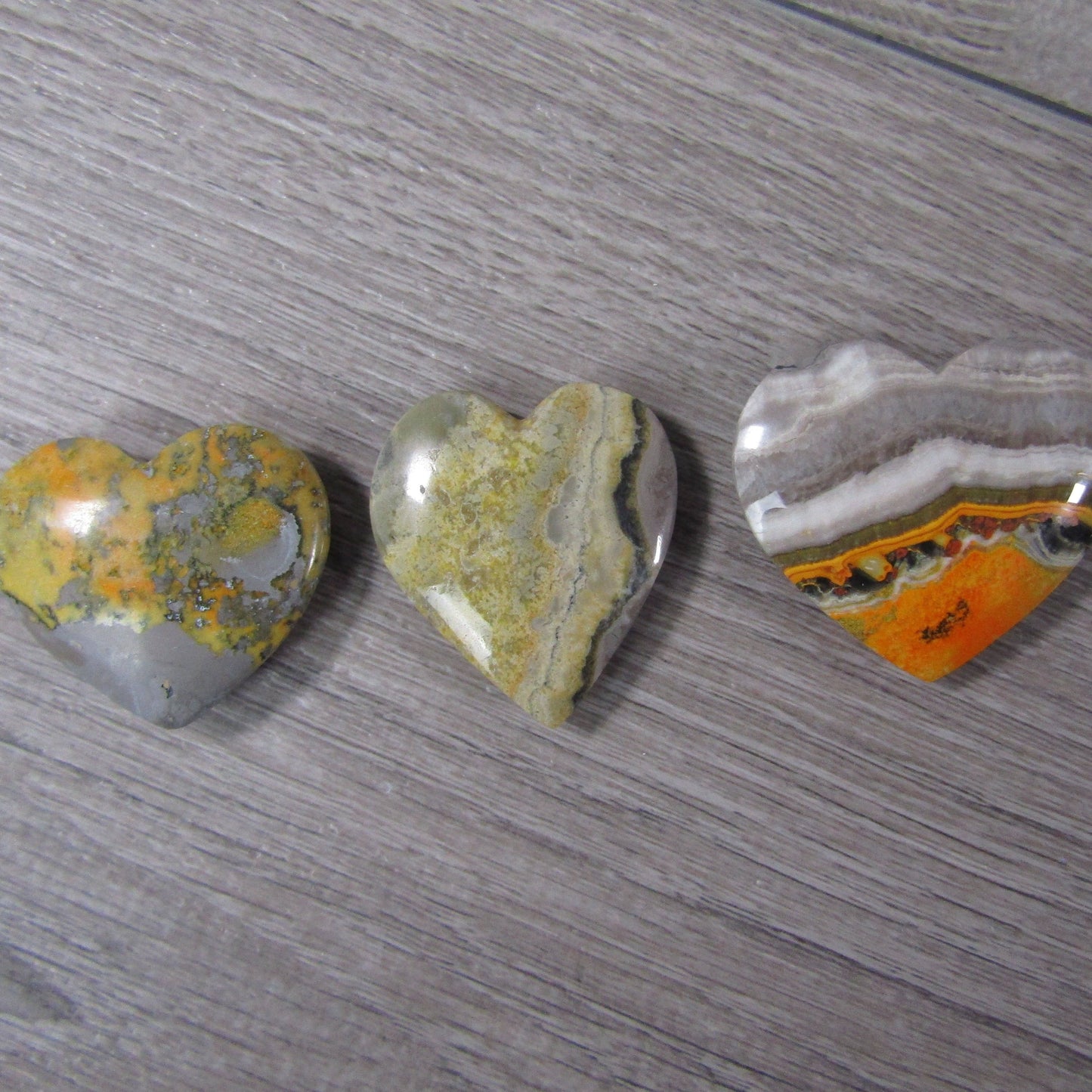 Bumble Bee Jasper Heart