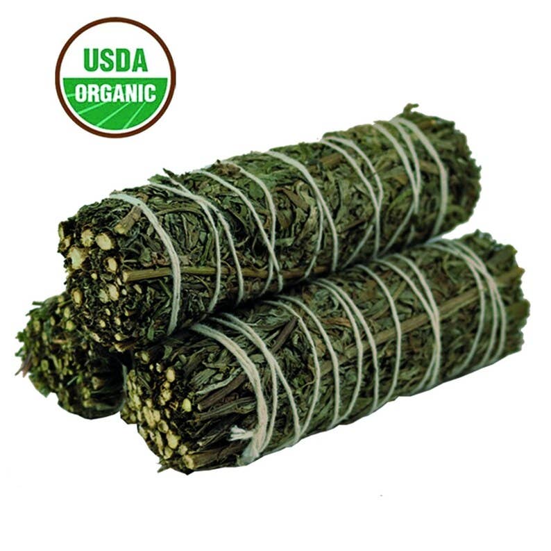 4" Mugwort Smudge Bundle