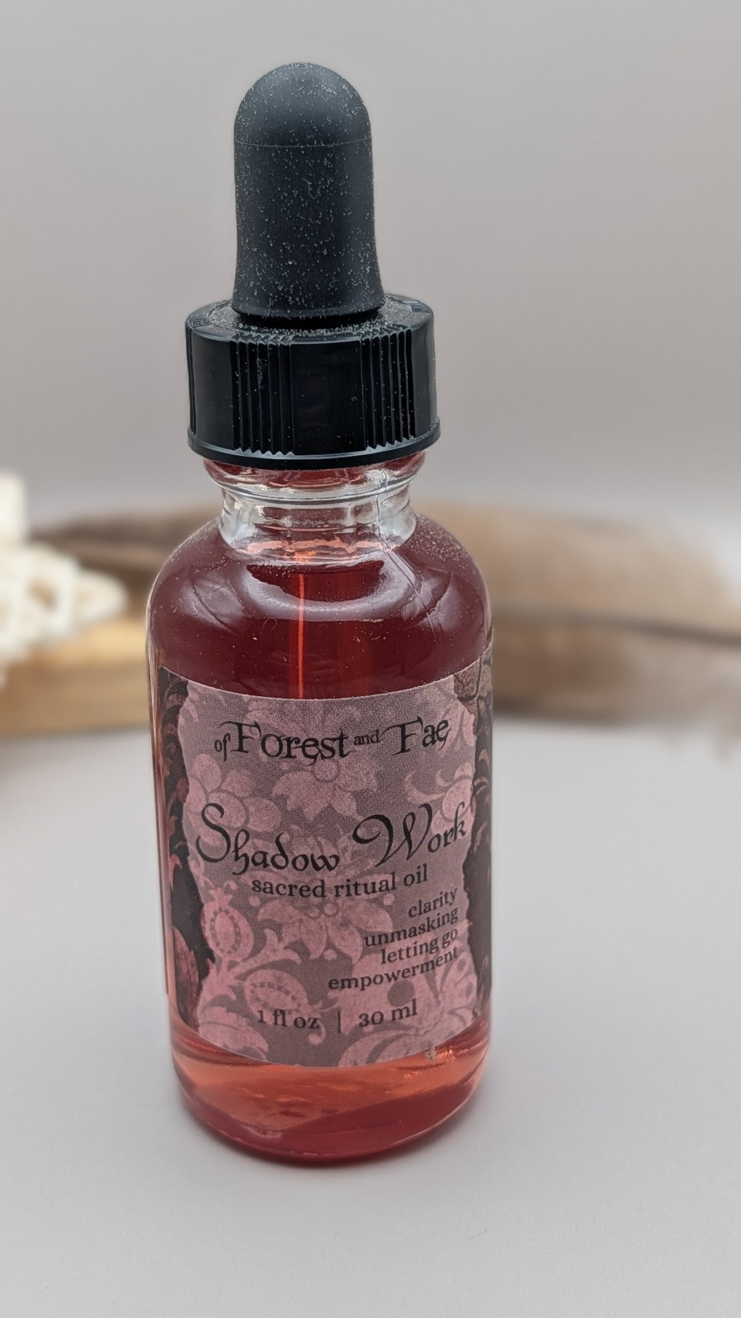 Shadow Work Ritual Oil • Herb Infused • Journey Work • Witch