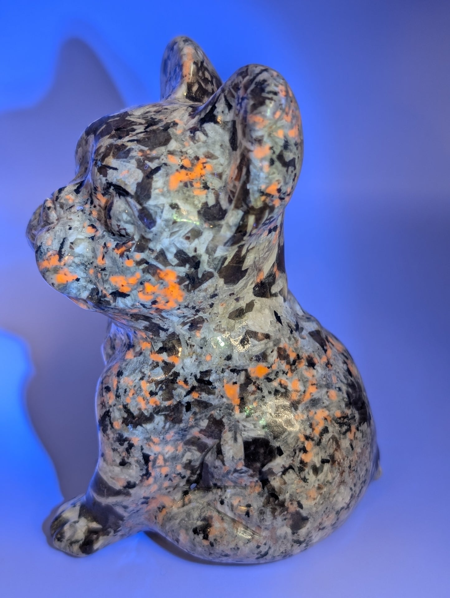 Yooperlite (Emberlite) Crystal Dog