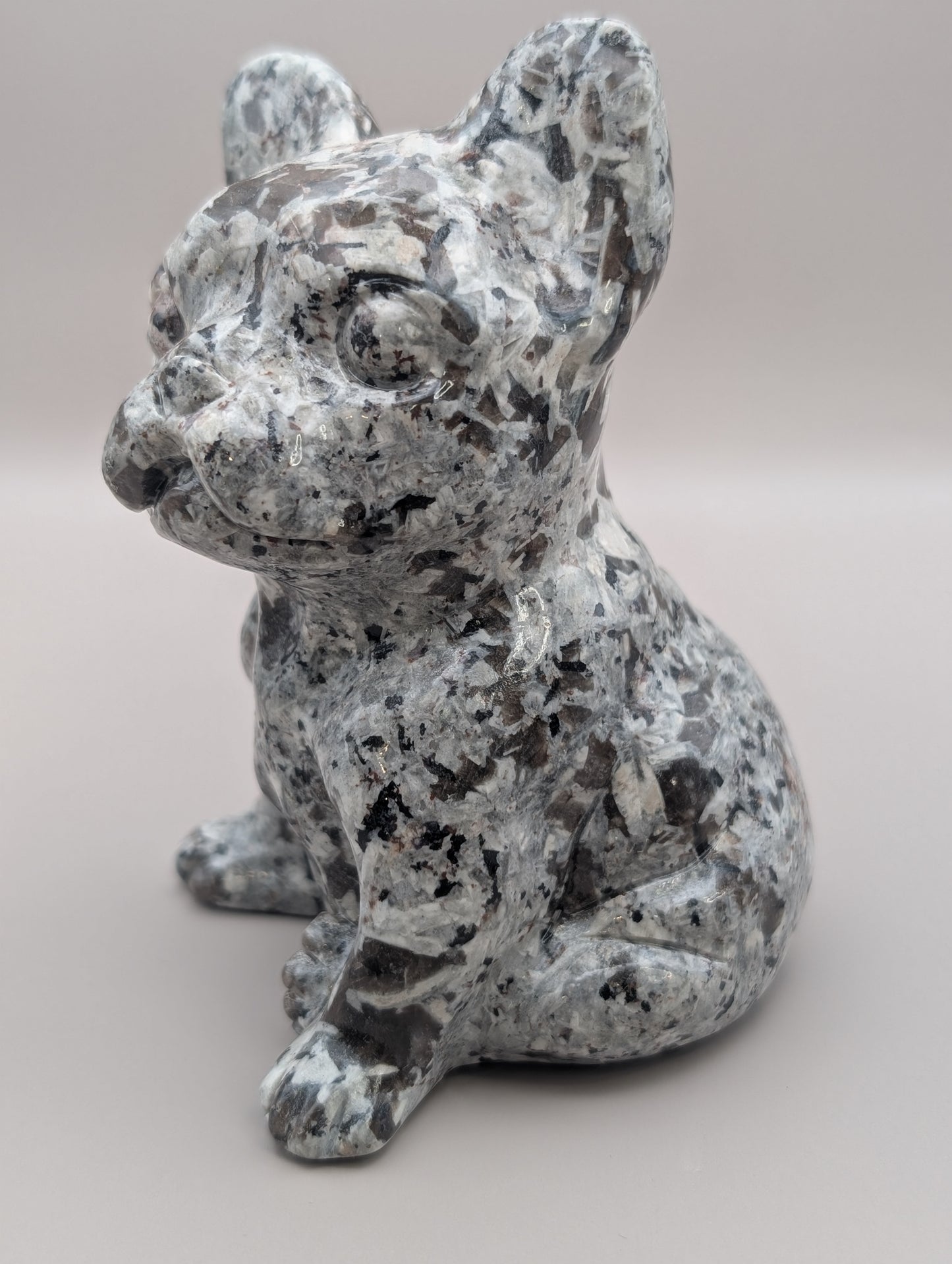 Yooperlite (Emberlite) Crystal Dog