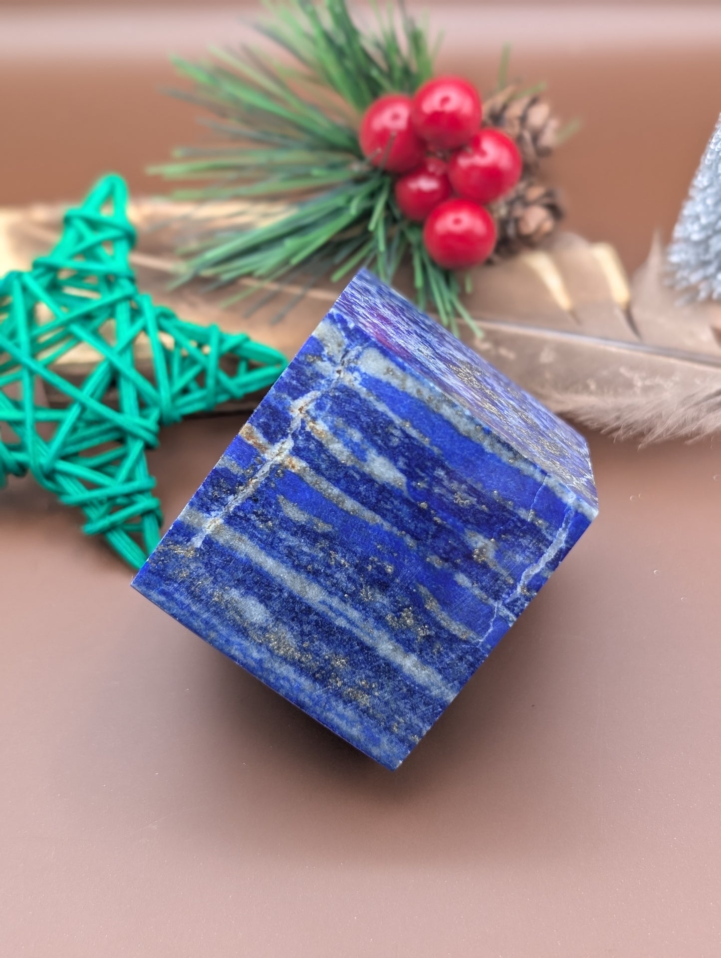 Natural Lapis Lazuli Cube