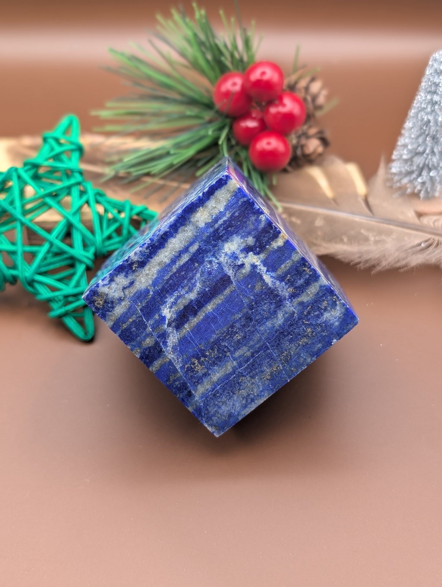 Natural Lapis Lazuli Cube