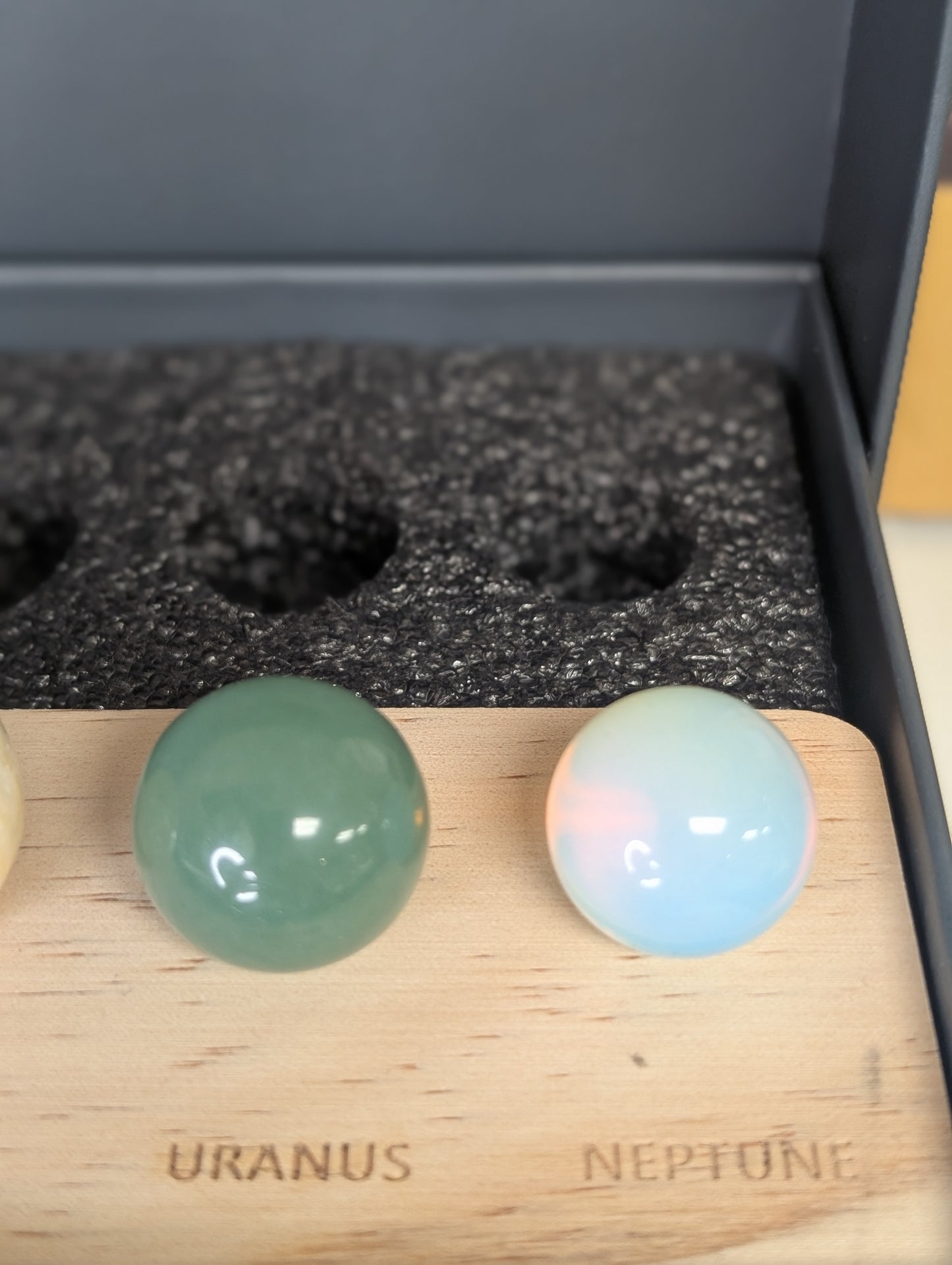 Natural Crystal Solar System Set
