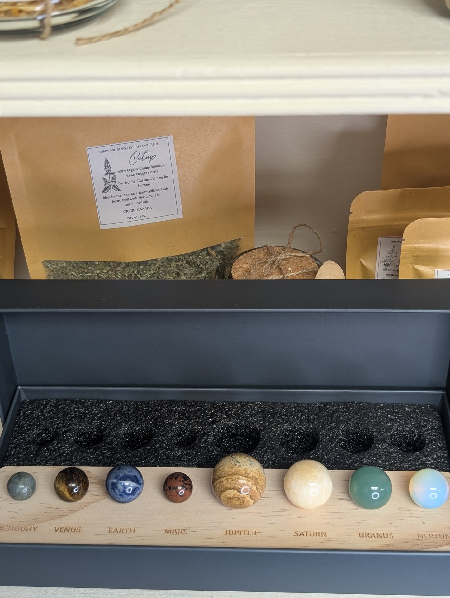 Natural Crystal Solar System Set