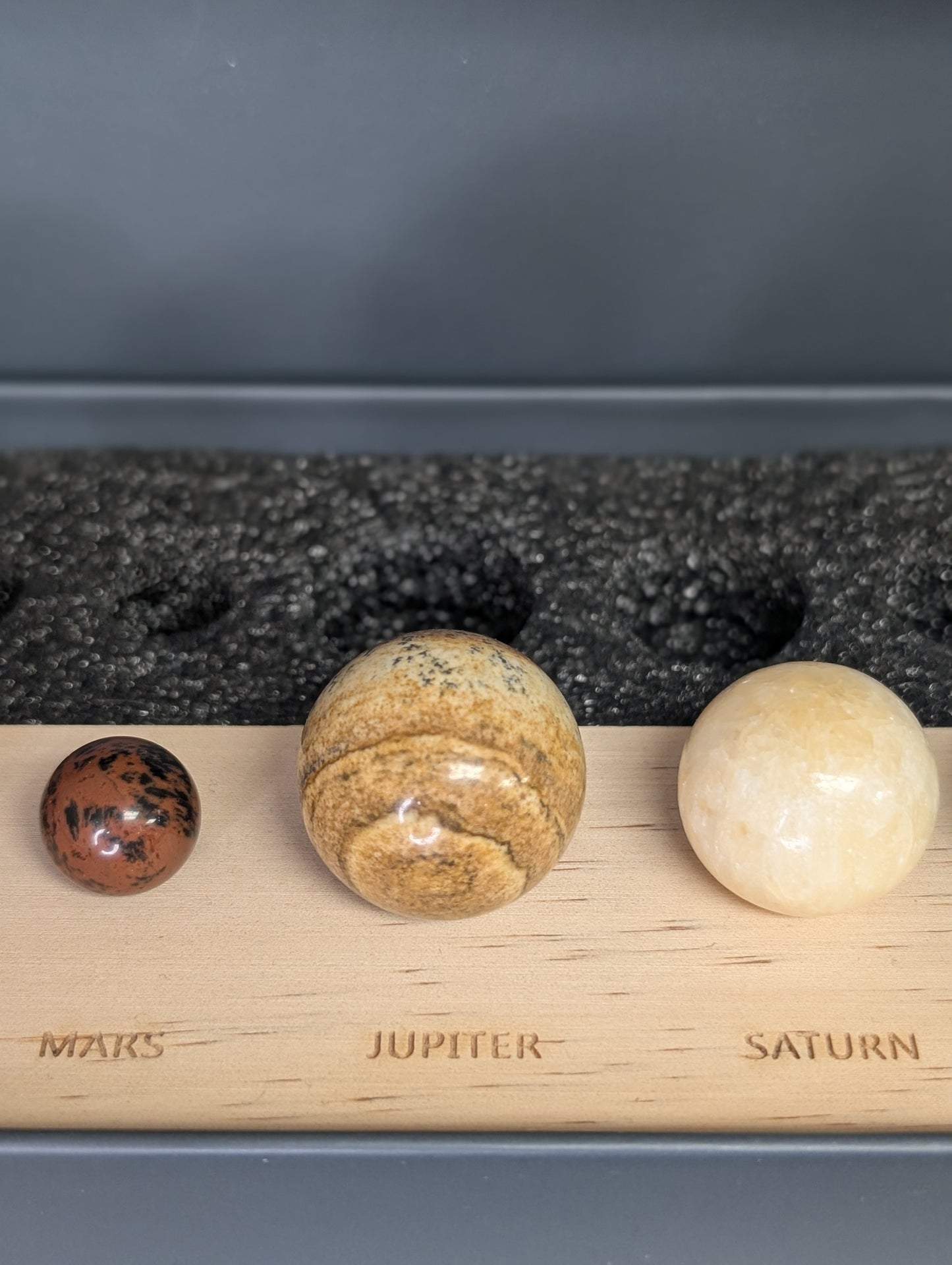 Natural Crystal Solar System Set