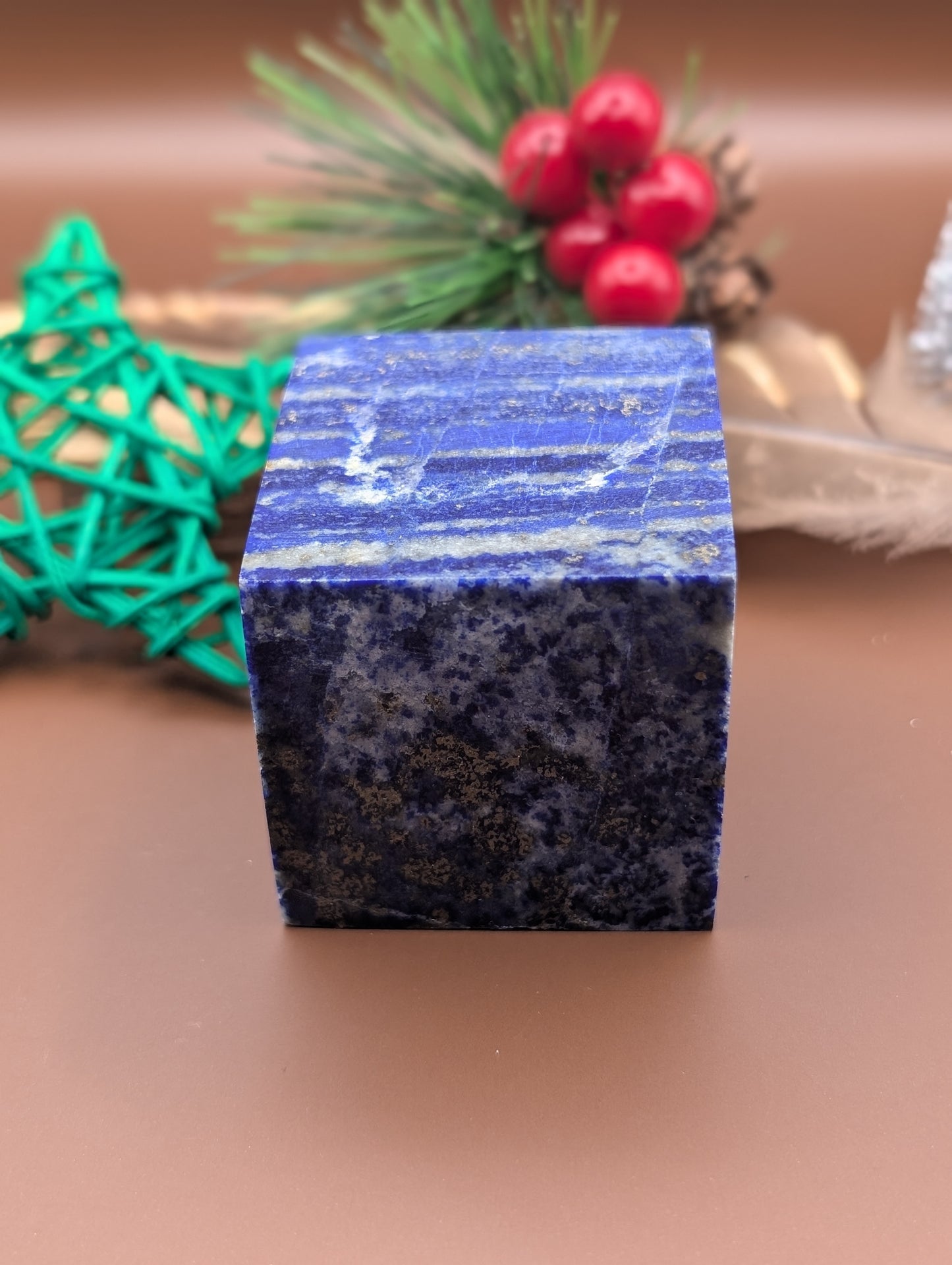 Natural Lapis Lazuli Cube