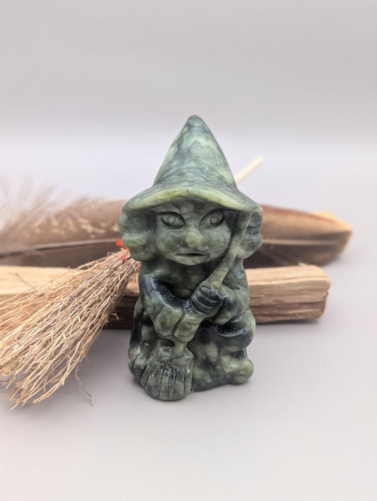 Nephrite Jade Witch