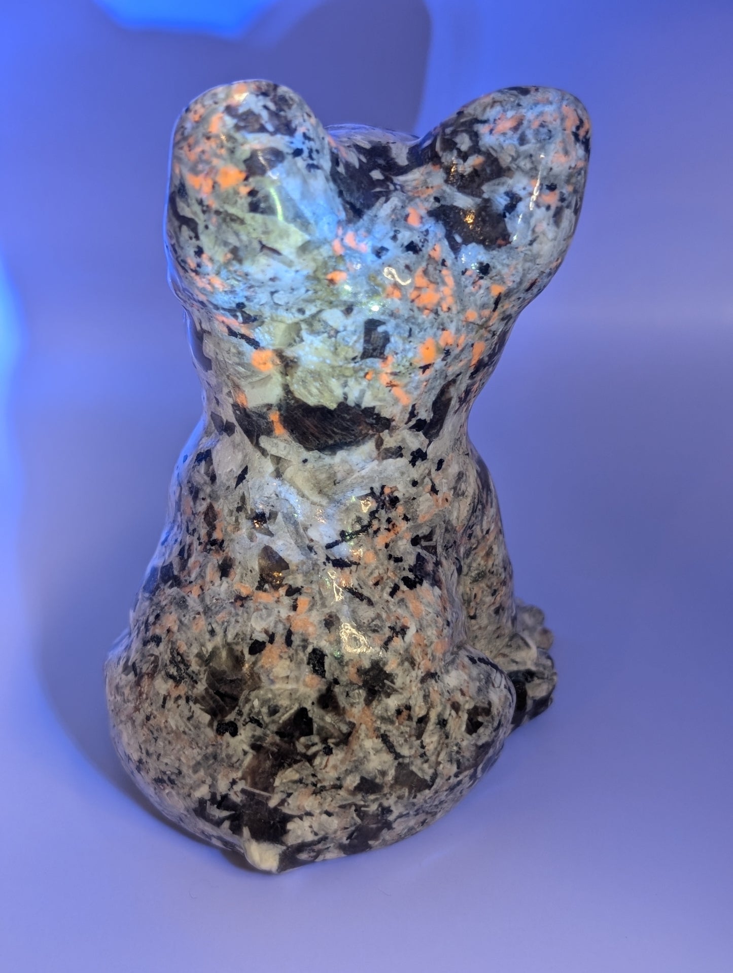 Yooperlite (Emberlite) Crystal Dog
