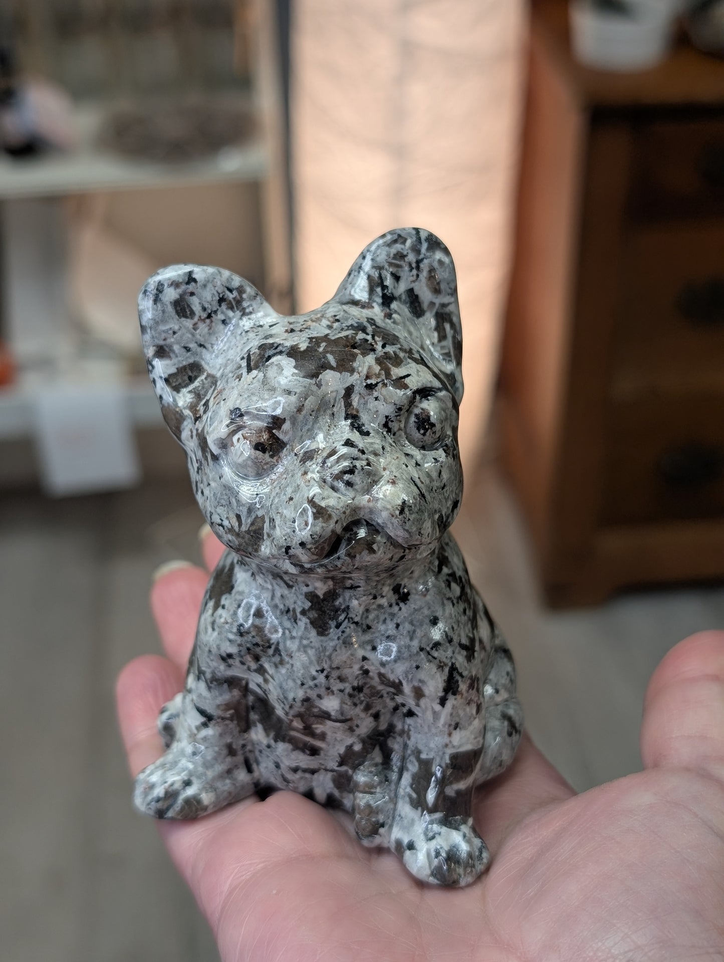 Yooperlite (Emberlite) Crystal Dog