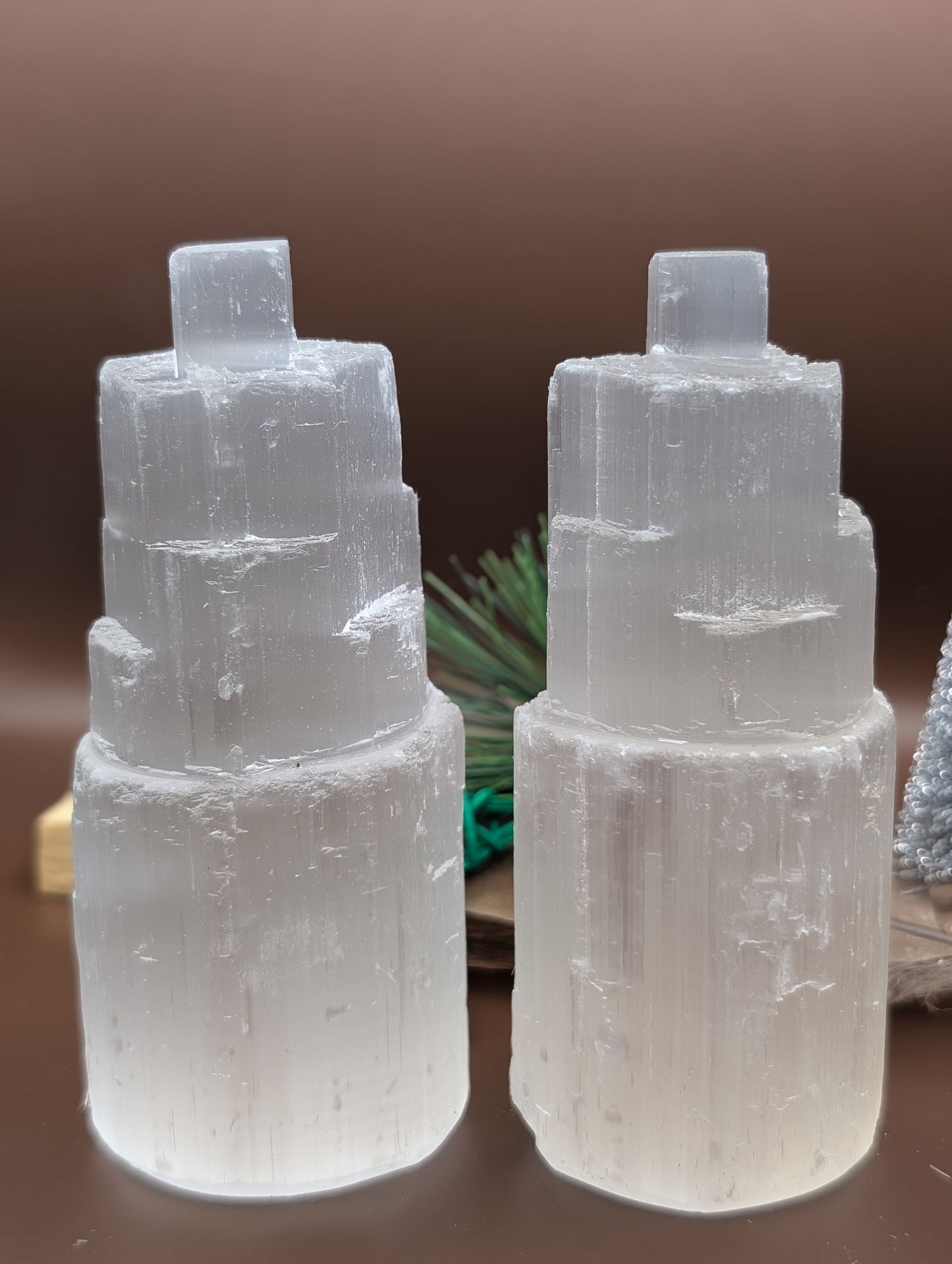 Natural Selenite Cylinder (Satin Spar)
